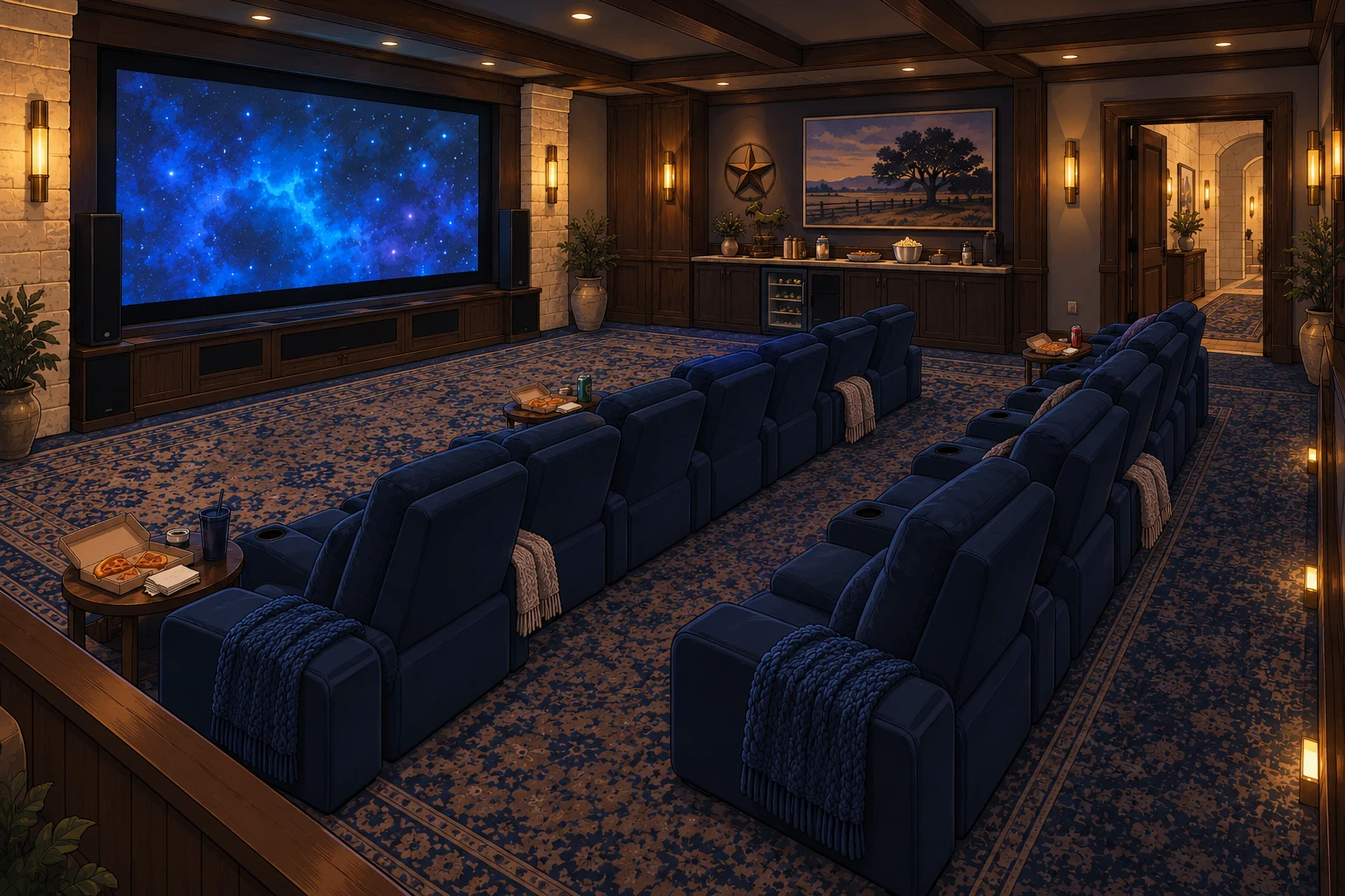 The home theater